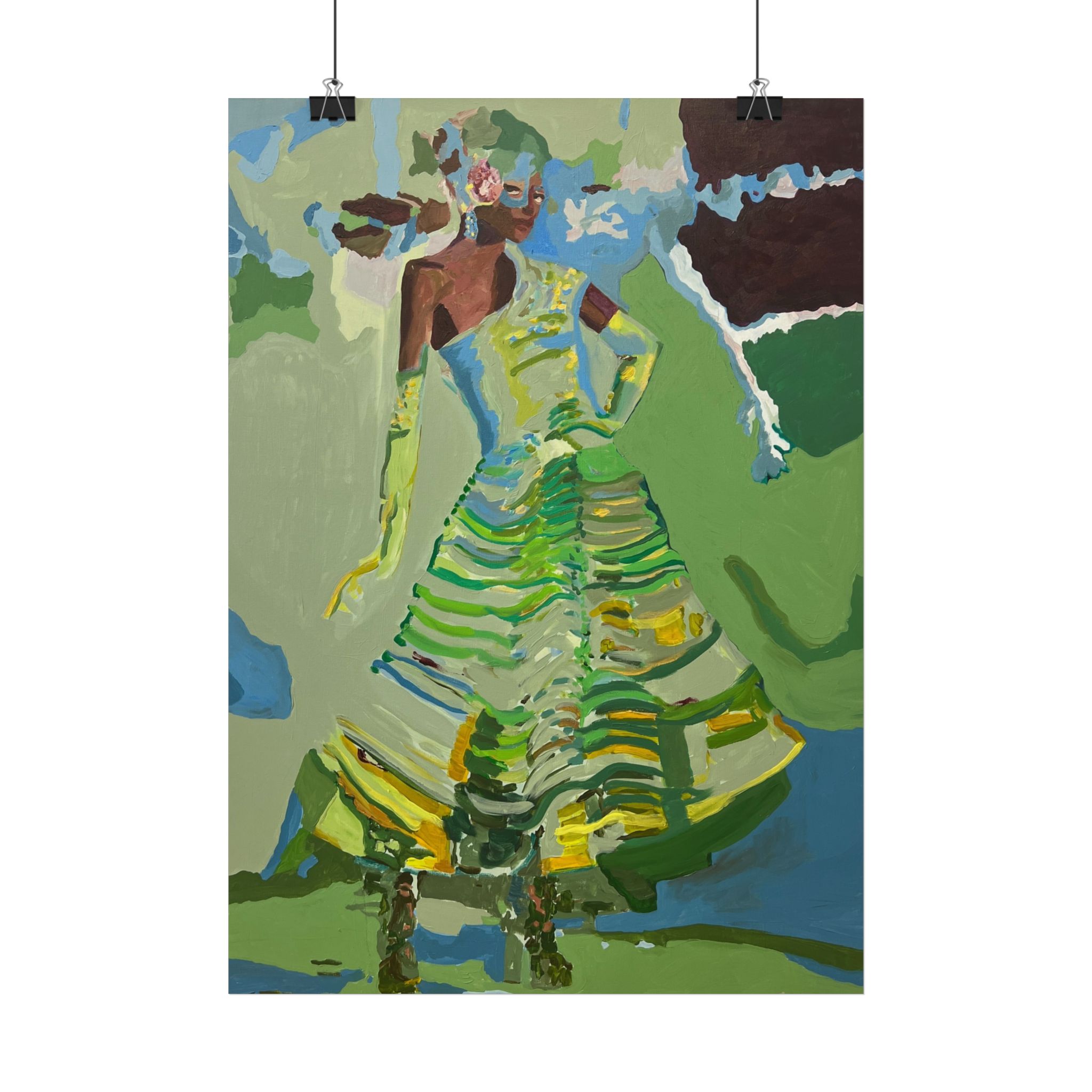 Woman In The Green Dress