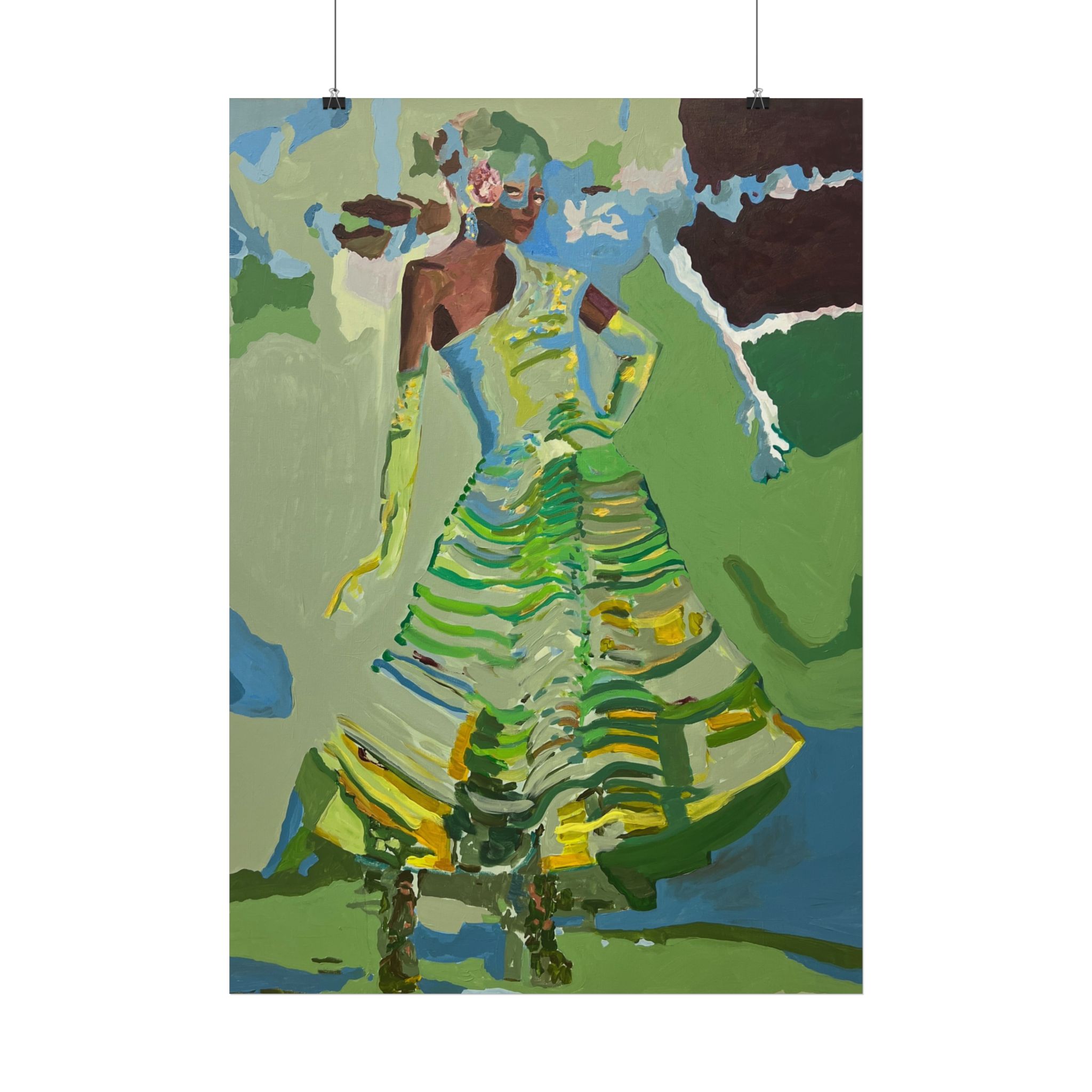 Woman In The Green Dress