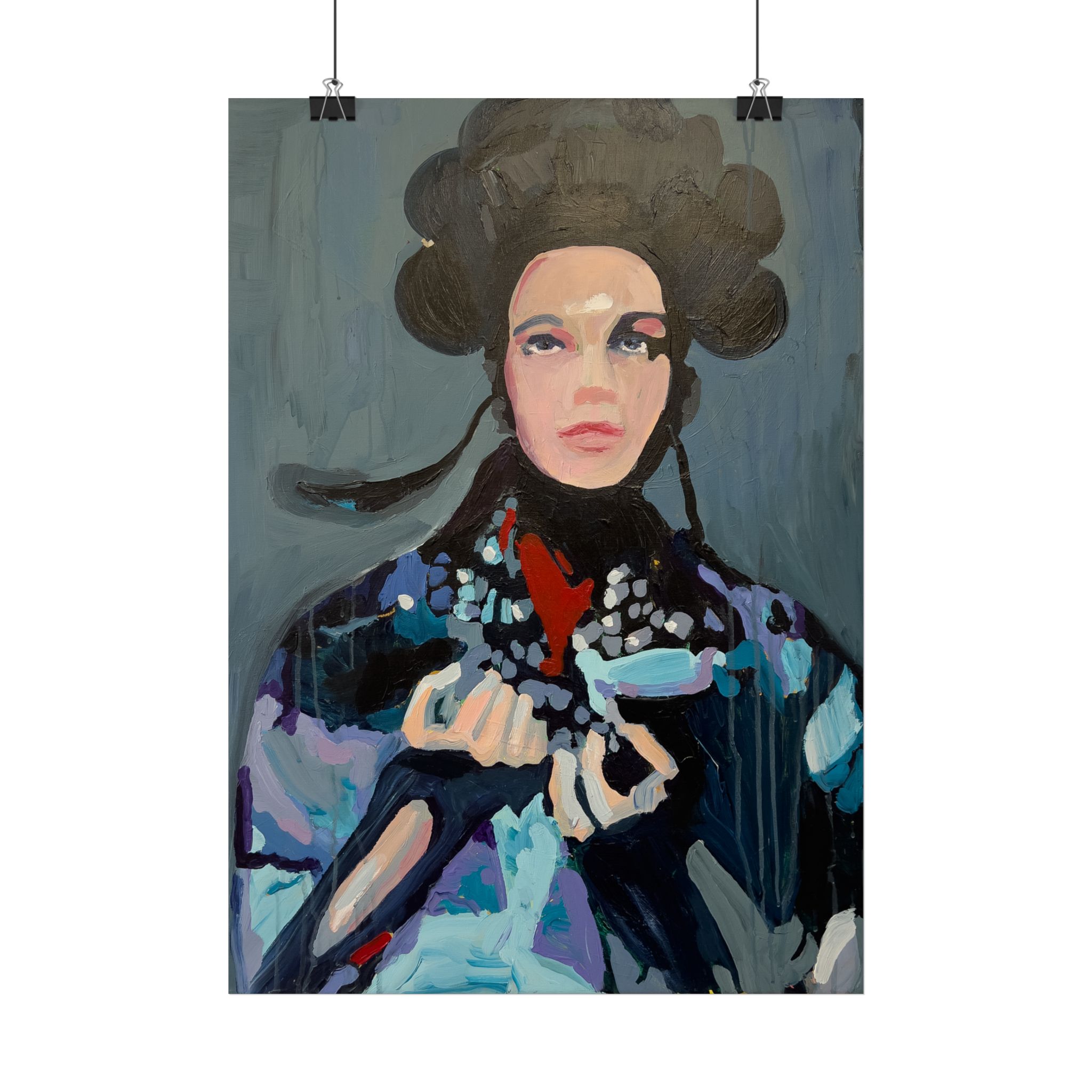 Woman In Helmet