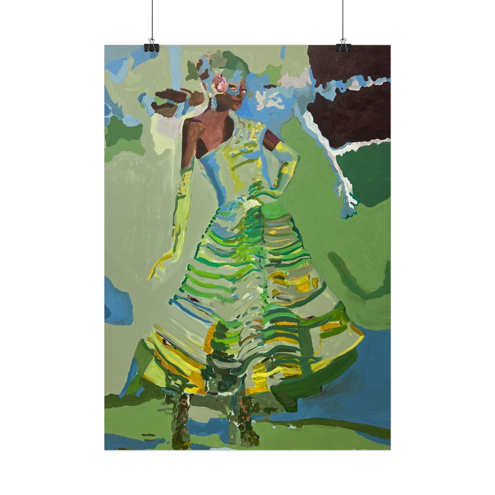 Woman In The Green Dress
