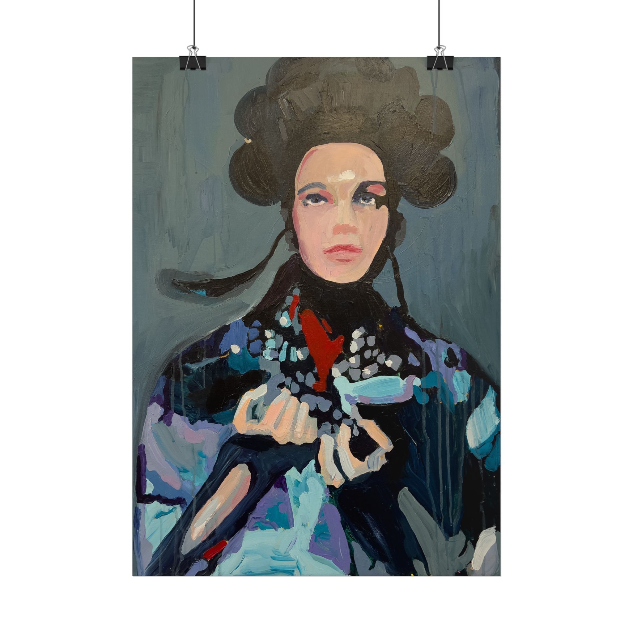 Woman In Helmet