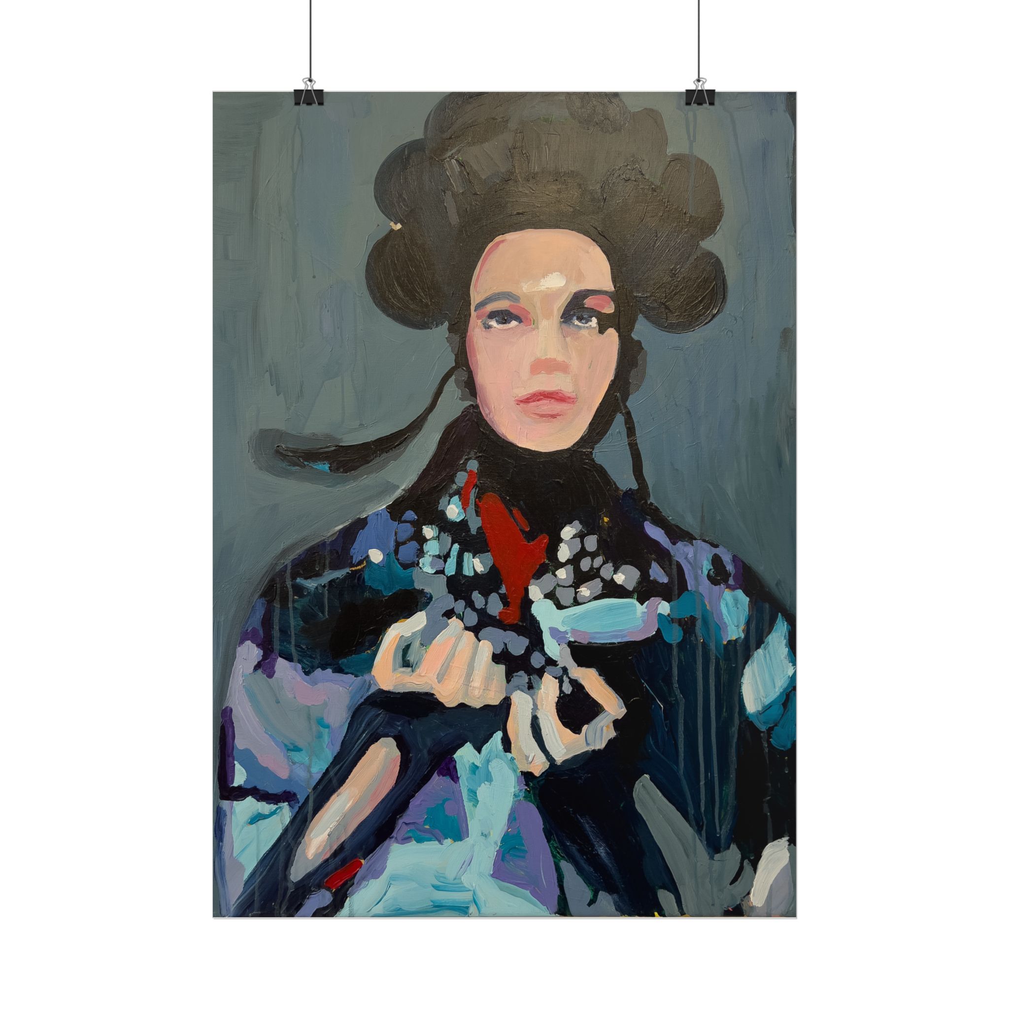 Woman In Helmet